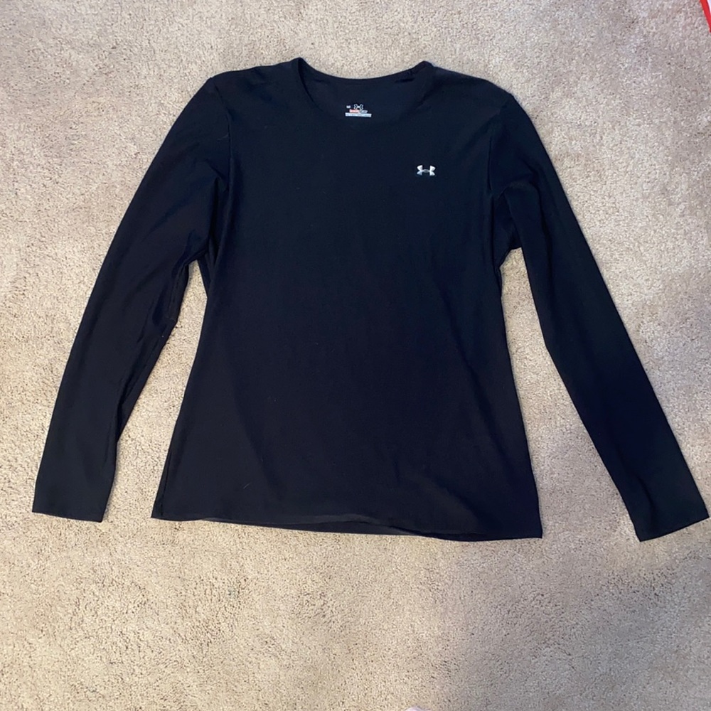 Black Under Armour Heat Gear T-Shirt